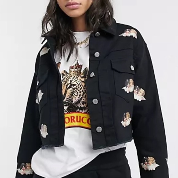 Veste En Denim Fiorucci Taille S – Couleur Vintage Clair Modèle Nico